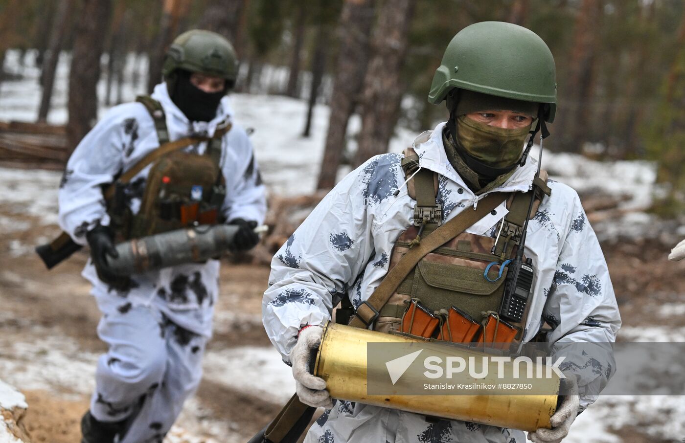 Russia Ukraine Military Operation Artillery Unit