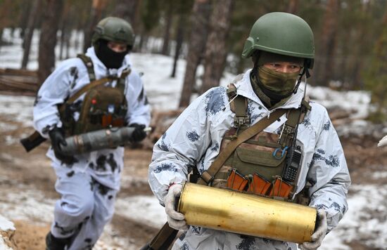 Russia Ukraine Military Operation Artillery Unit