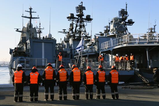 Russia Navy Warships Returning