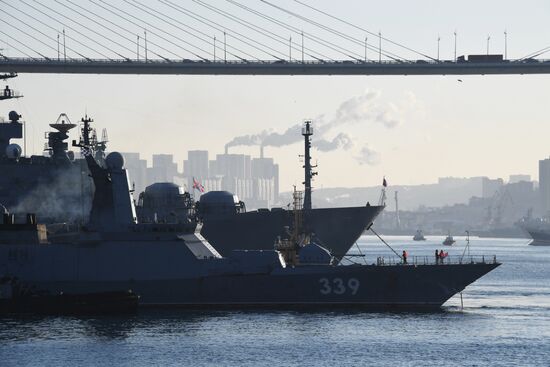 Russia Navy Warships Returning