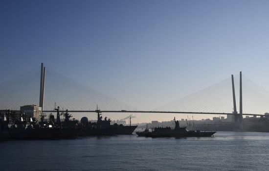 Russia Navy Warships Returning