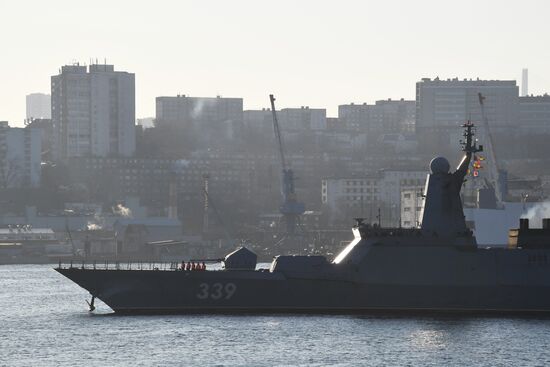 Russia Navy Warships Returning