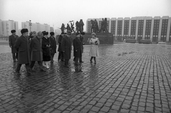 Foreign Minister of Romania Ilie Vaduva visits USSR