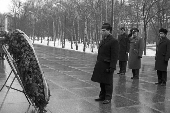 Foreign Minister of Romania Ilie Vaduva visits USSR