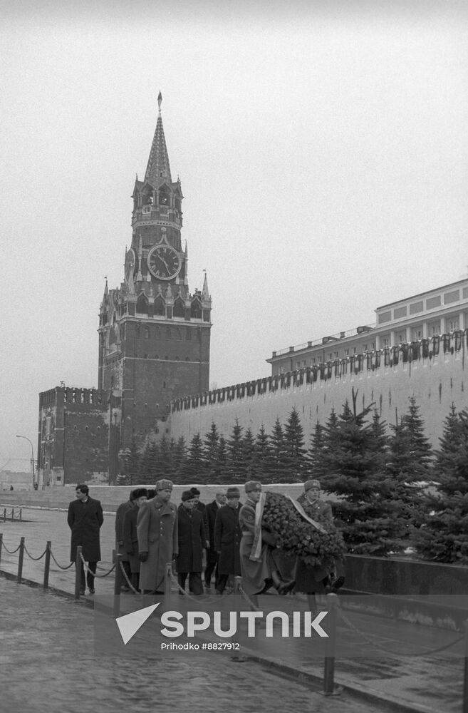 Foreign Minister of Romania Ilie Vaduva visits USSR