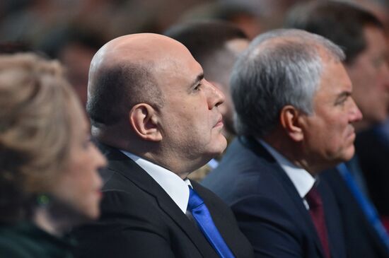 Russia Putin UR Party Congress