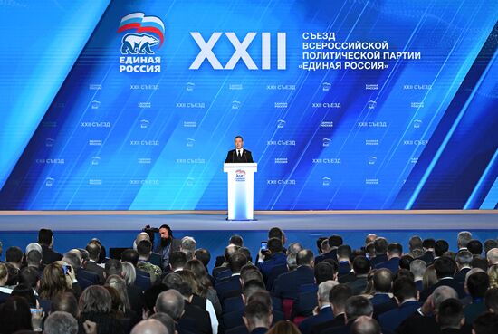Russia Putin UR Party Congress