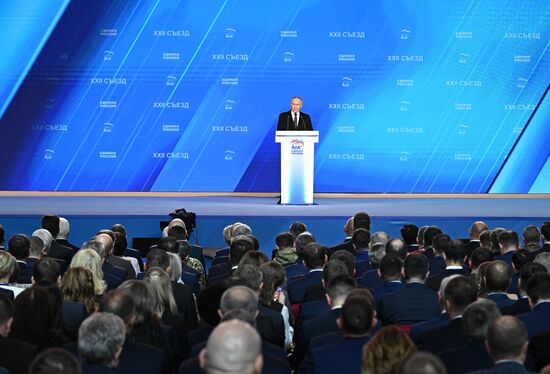 Russia Putin UR Party Congress