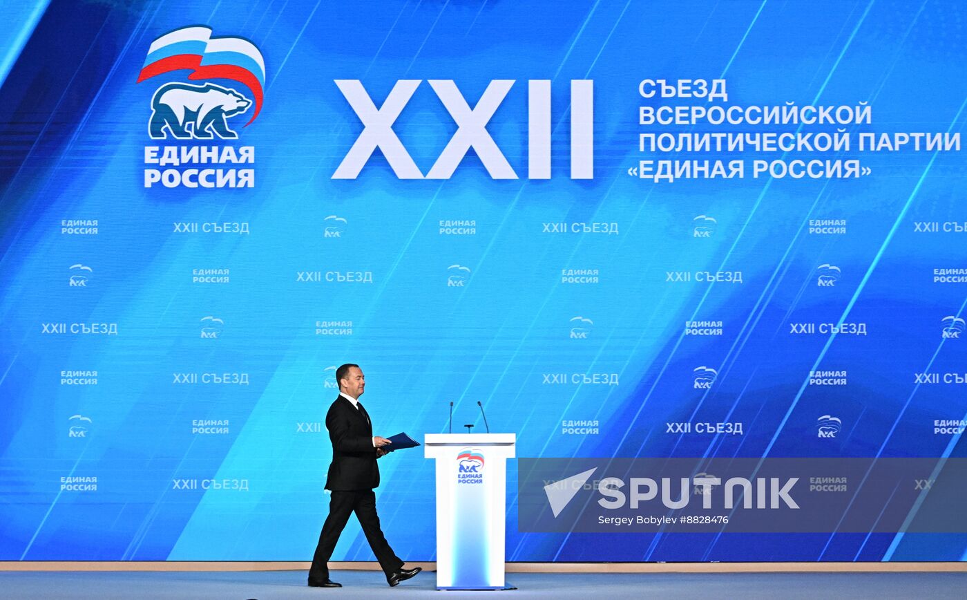Russia Putin UR Party Congress