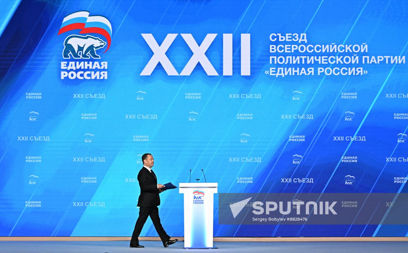 Russia Putin UR Party Congress