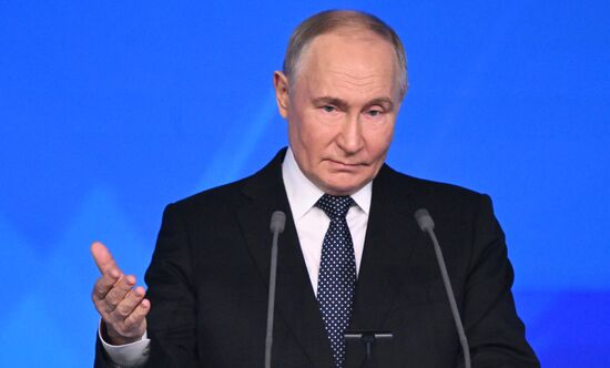Russia Putin UR Party Congress