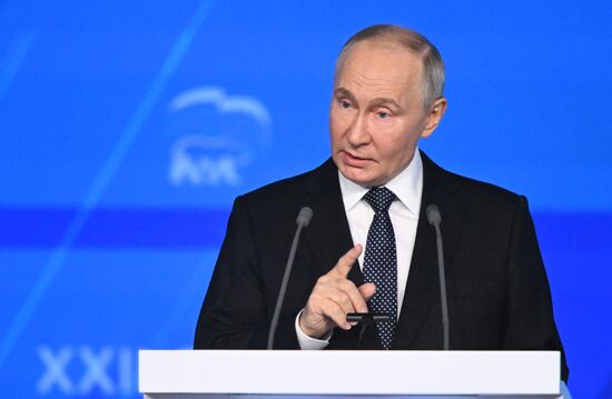 Russia Putin UR Party Congress