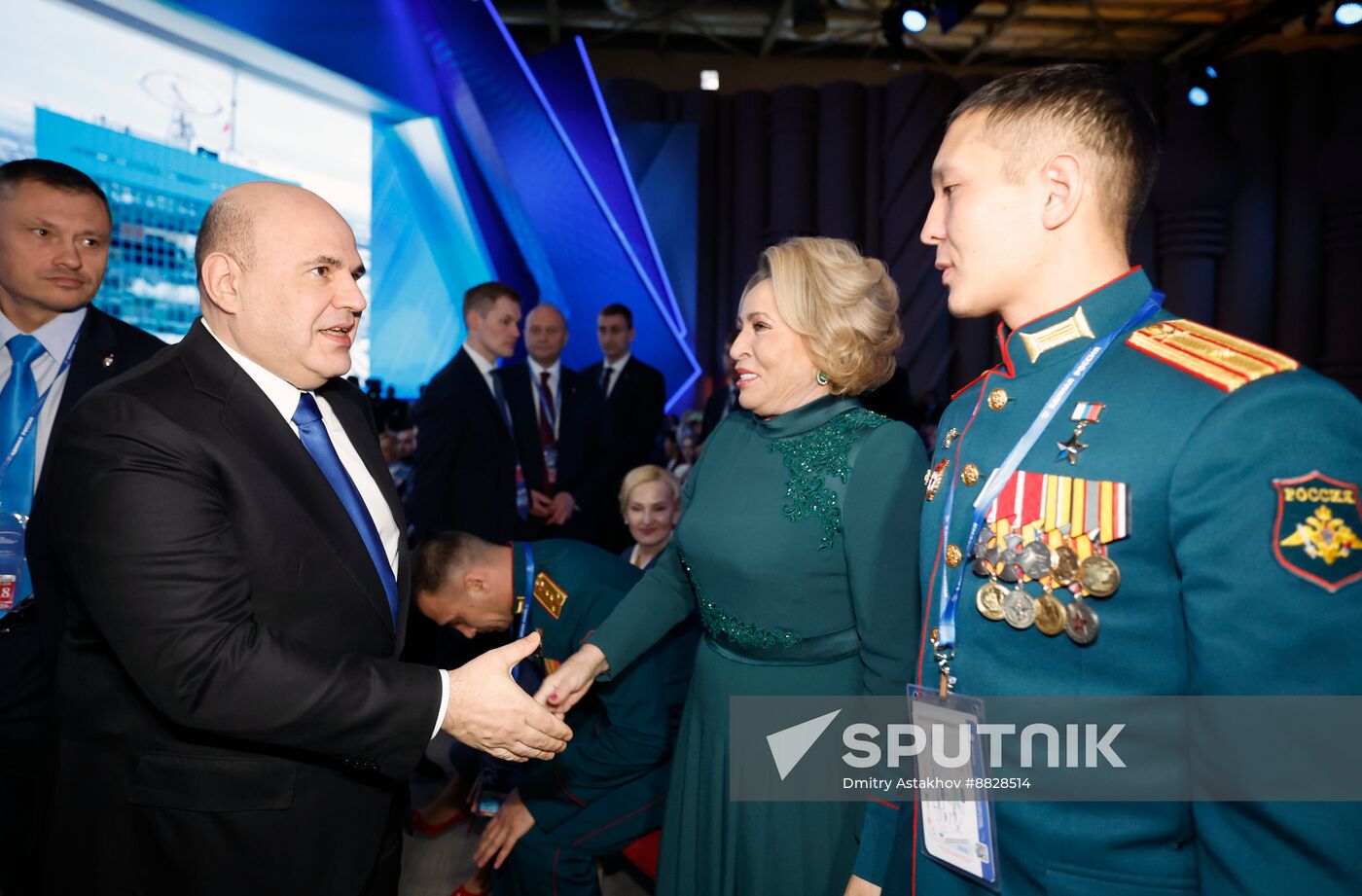Russia Putin UR Party Congress