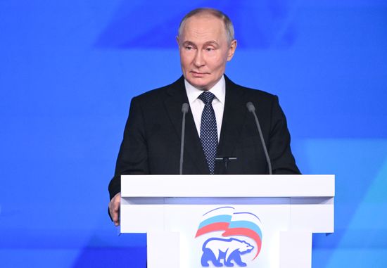 Russia Putin UR Party Congress