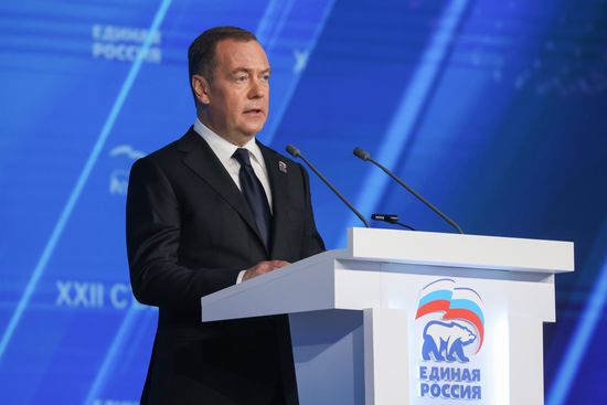 Russia Putin UR Party Congress