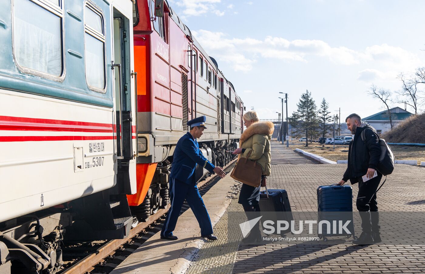 Russia North Korea Rail Traffic