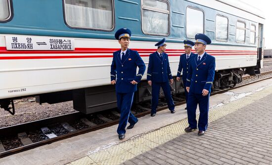 Russia North Korea Rail Traffic