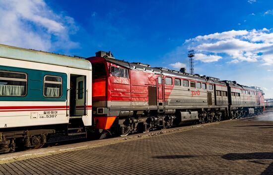 Russia North Korea Rail Traffic