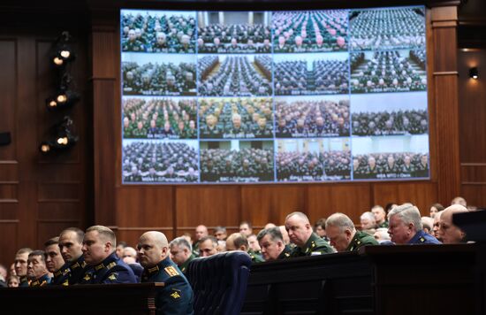 Russia Defence Ministry Board