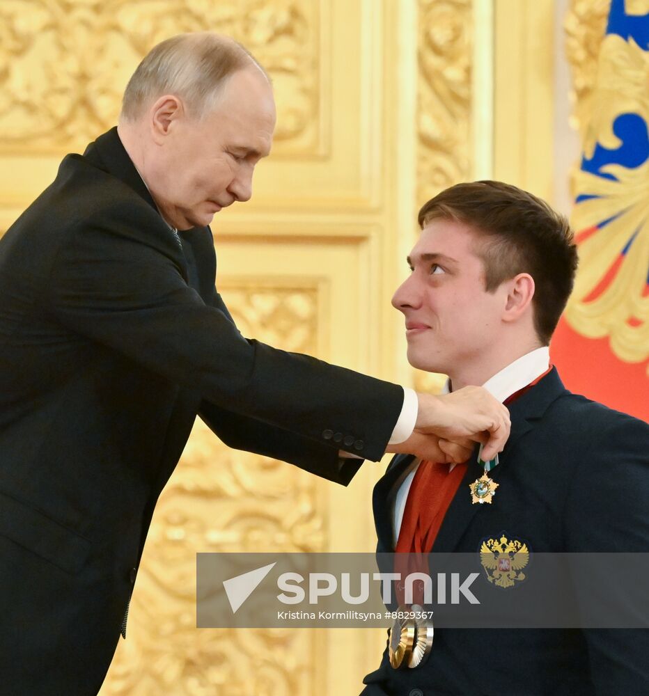 Russia Putin State Awards Presentation