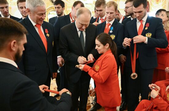 Russia Putin State Awards Presentation