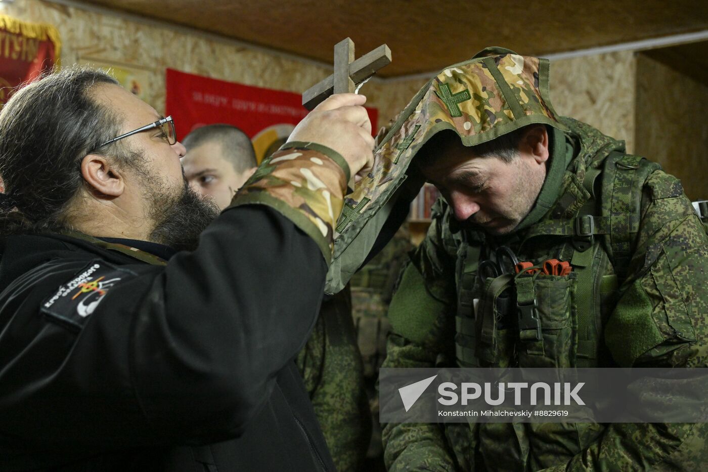 Russia Ukraine Military Operation Baptism Ceremony