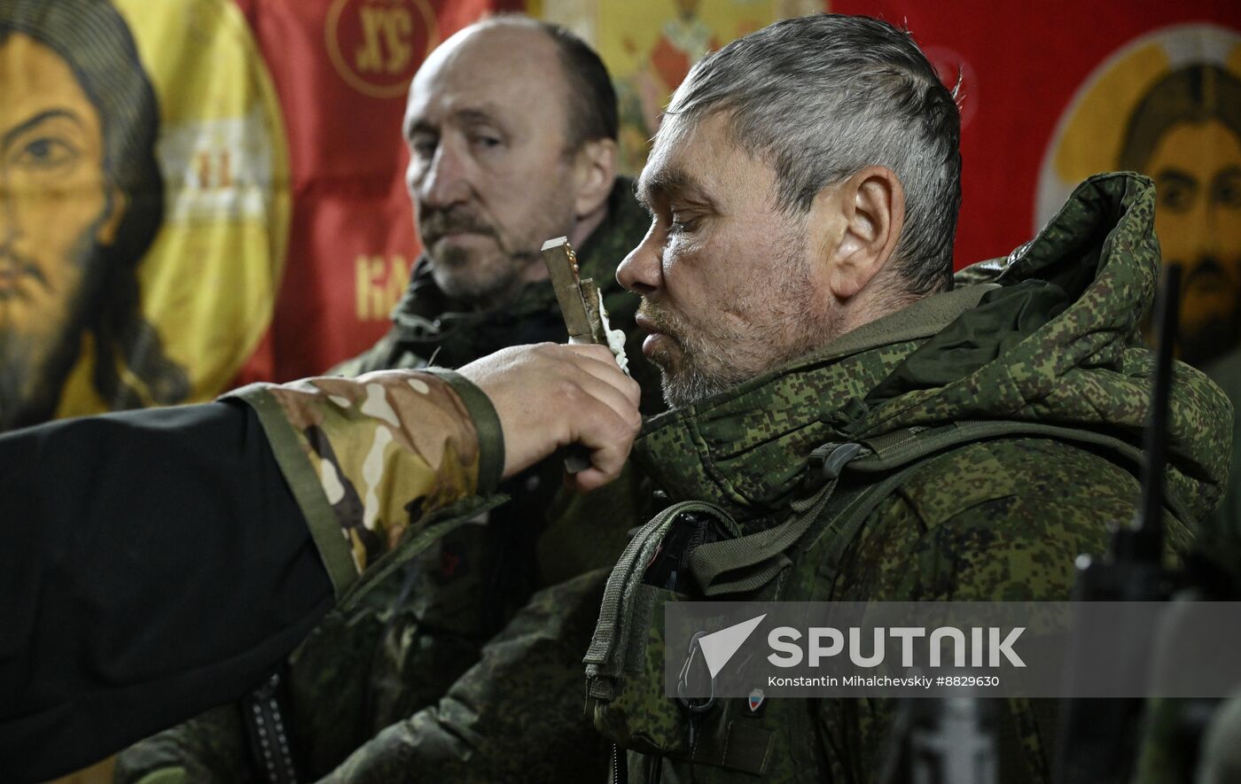 Russia Ukraine Military Operation Baptism Ceremony