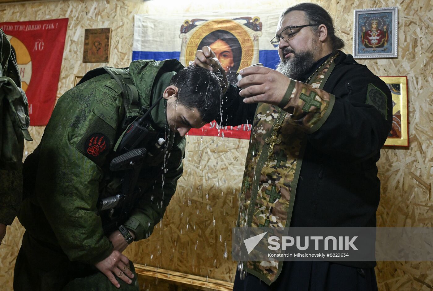 Russia Ukraine Military Operation Baptism Ceremony