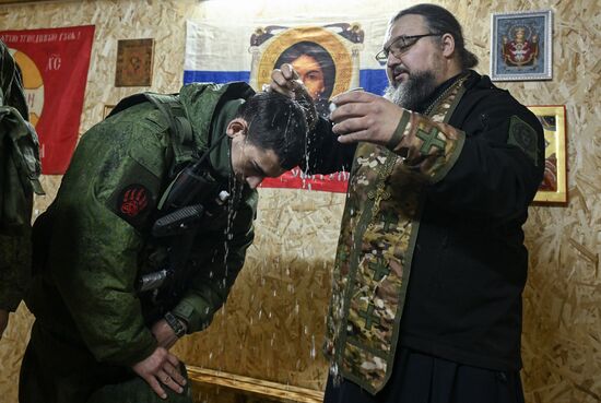 Russia Ukraine Military Operation Baptism Ceremony