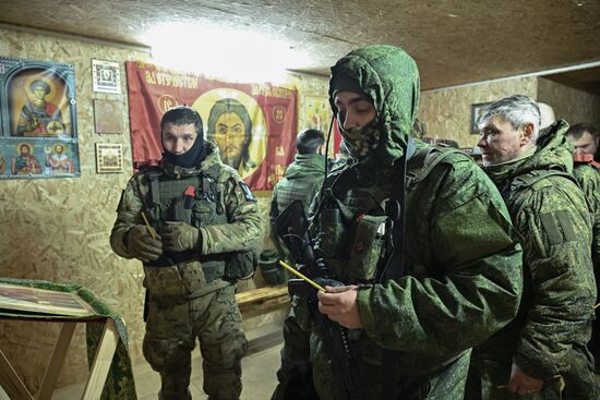 Russia Ukraine Military Operation Baptism Ceremony