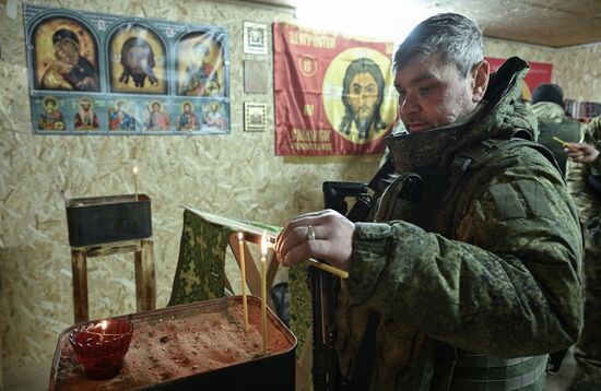 Russia Ukraine Military Operation Baptism Ceremony