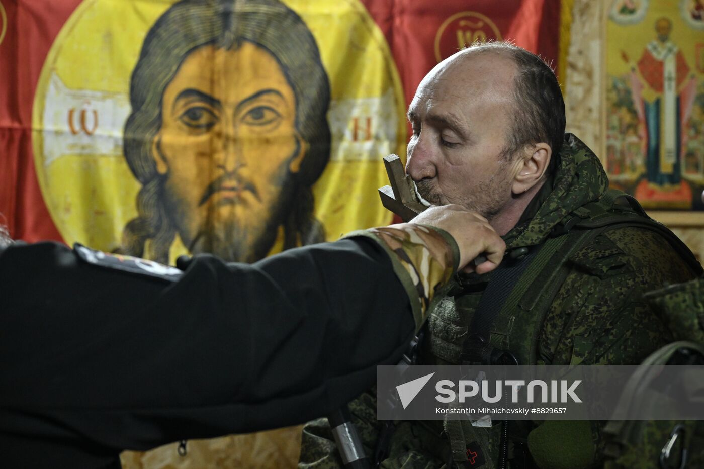 Russia Ukraine Military Operation Baptism Ceremony