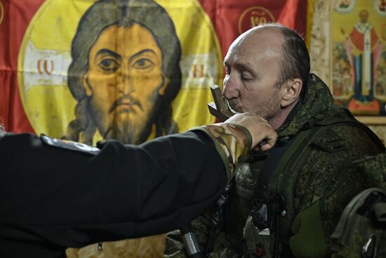 Russia Ukraine Military Operation Baptism Ceremony