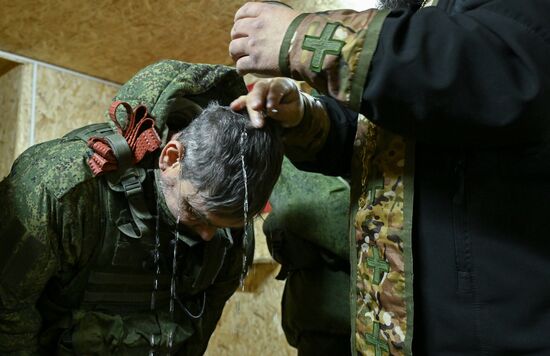 Russia Ukraine Military Operation Baptism Ceremony