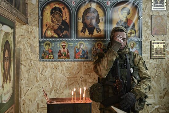 Russia Ukraine Military Operation Baptism Ceremony