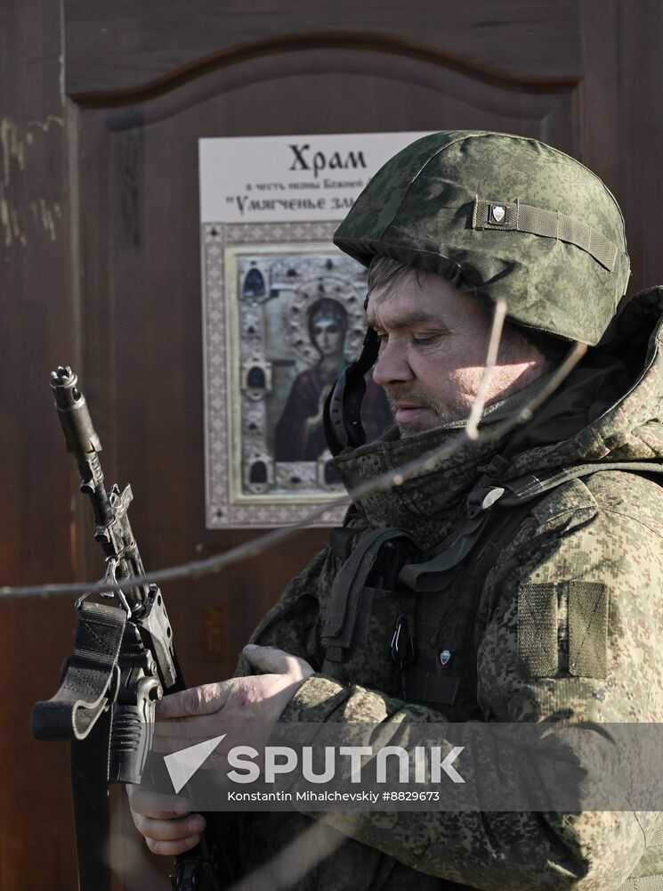 Russia Ukraine Military Operation Baptism Ceremony