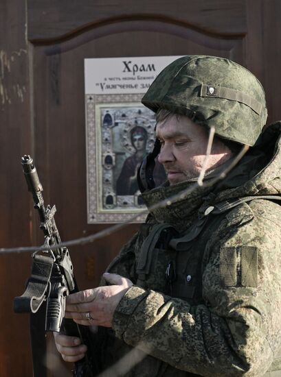 Russia Ukraine Military Operation Baptism Ceremony