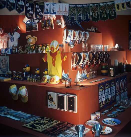 Exhibition of Olympic souvenirs produced in Baltics