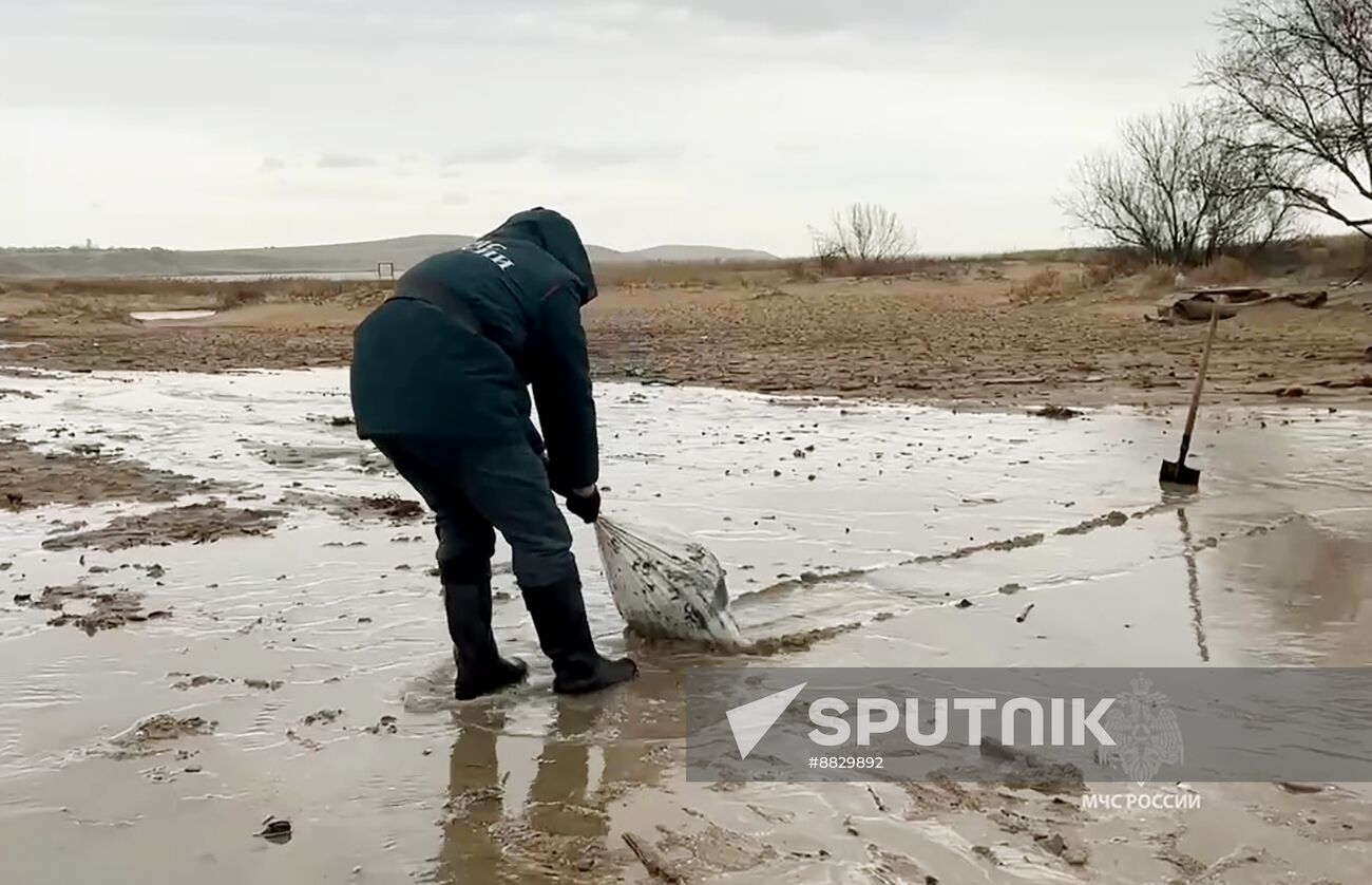 Russia Tankers Crash Aftermath