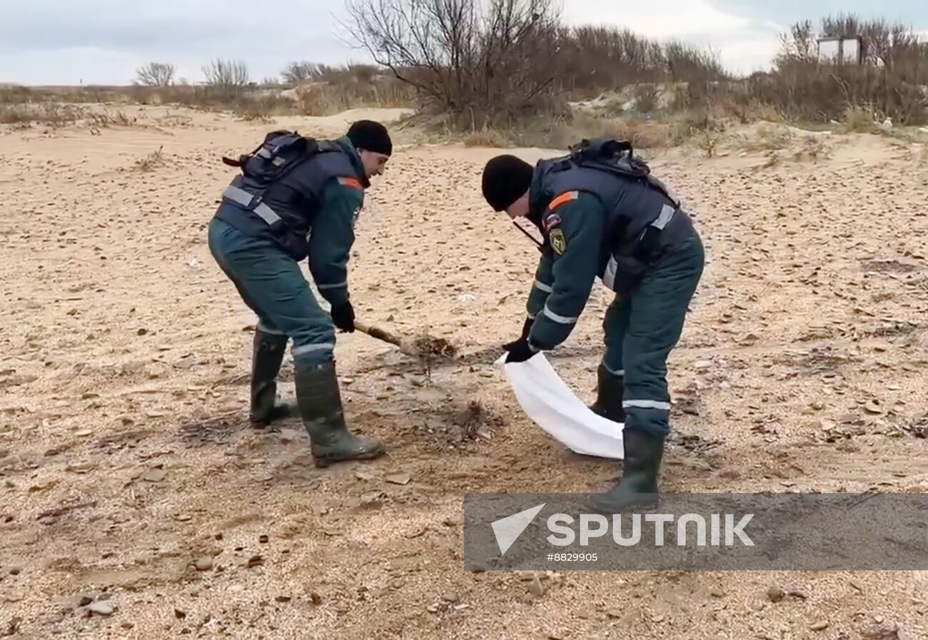 Russia Tankers Crash Aftermath