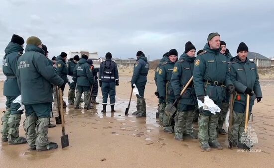 Russia Tankers Crash Aftermath