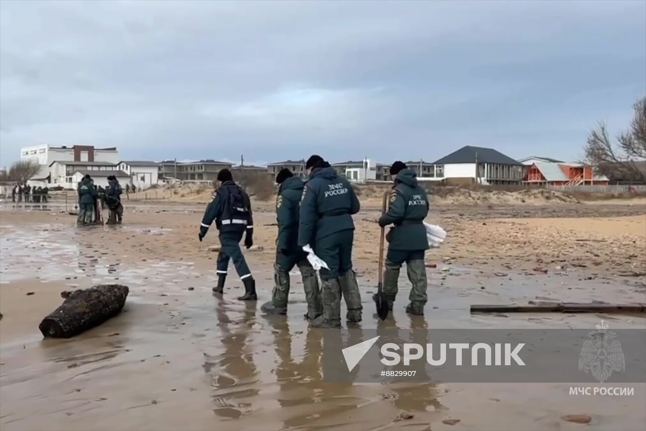 Russia Tankers Crash Aftermath