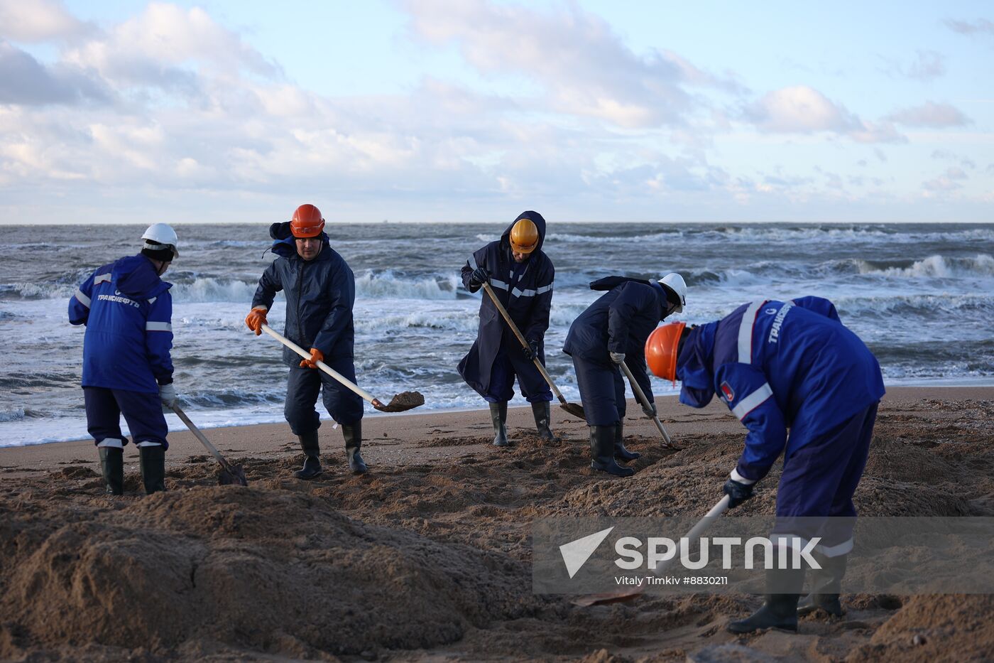 Russia Tankers Crash Aftermath