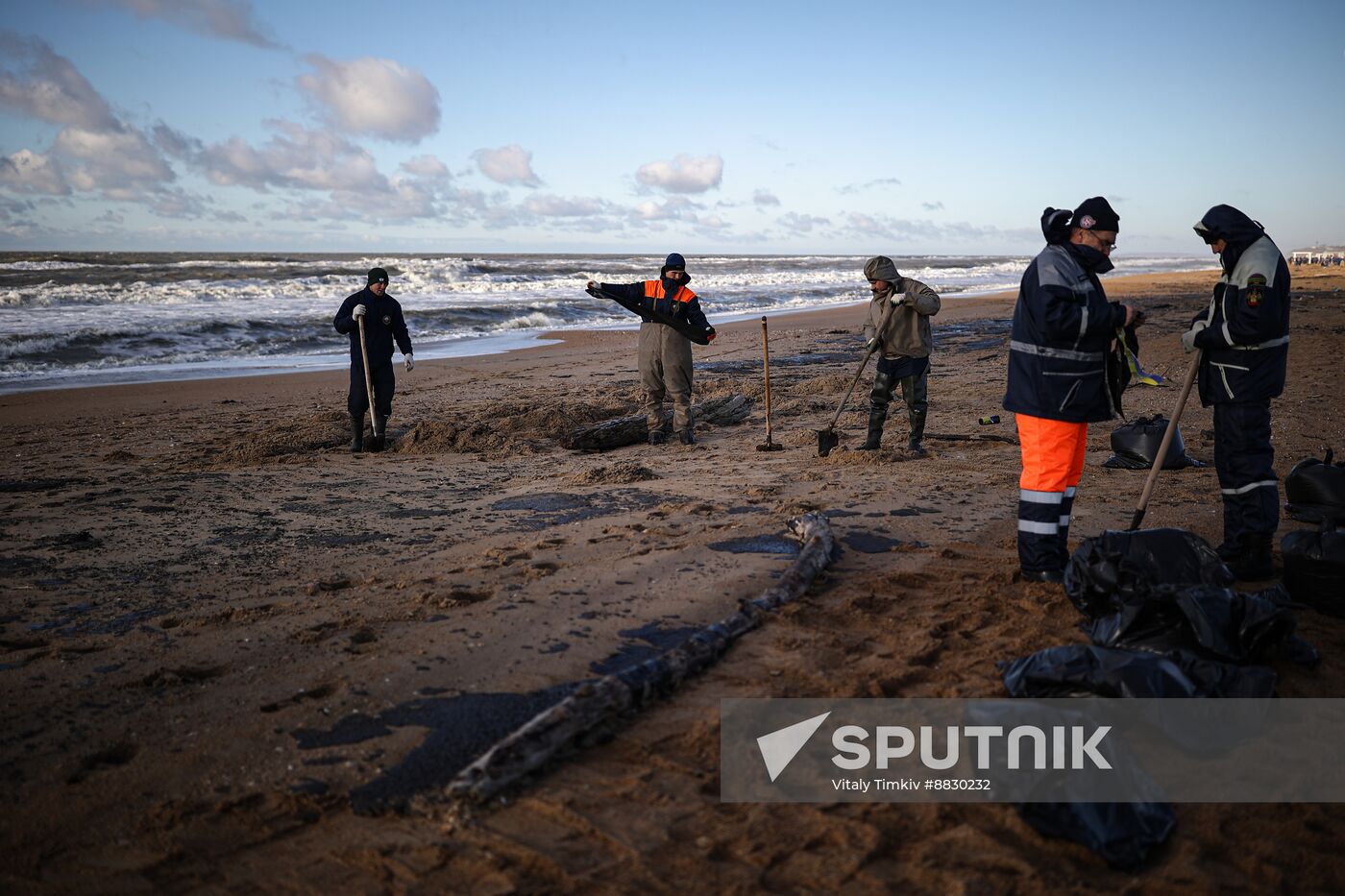 Russia Tankers Crash Aftermath