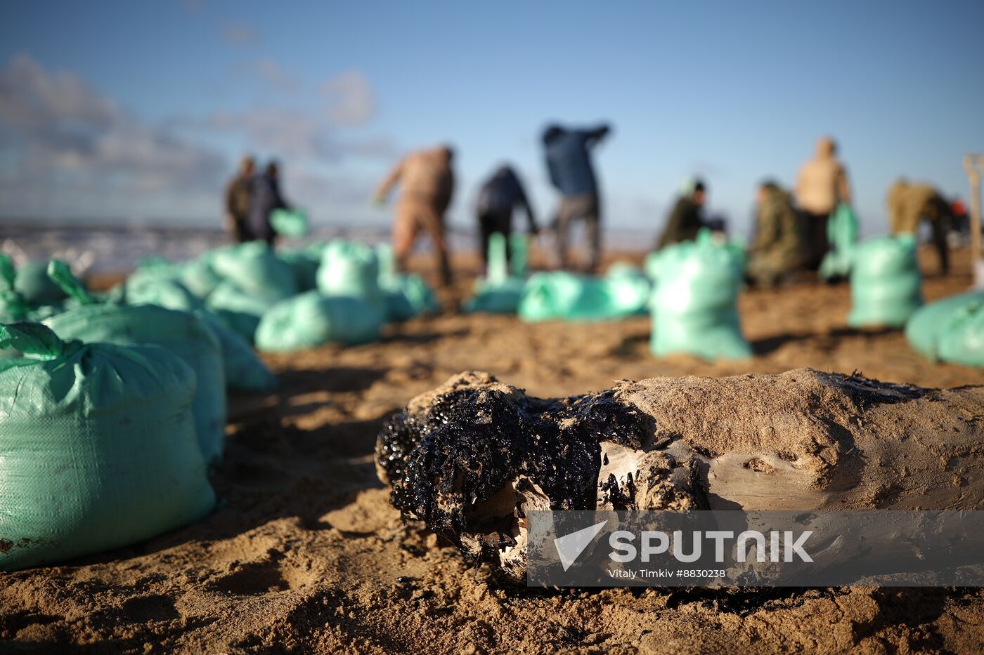 Russia Tankers Crash Aftermath