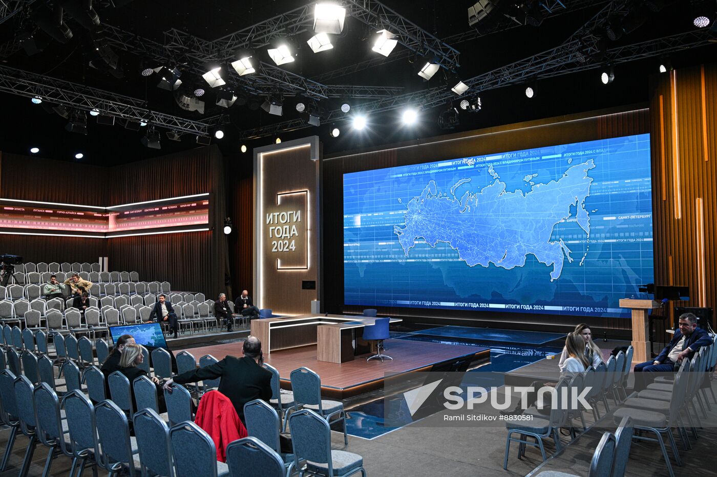 Russia Putin Press Conference Preparations