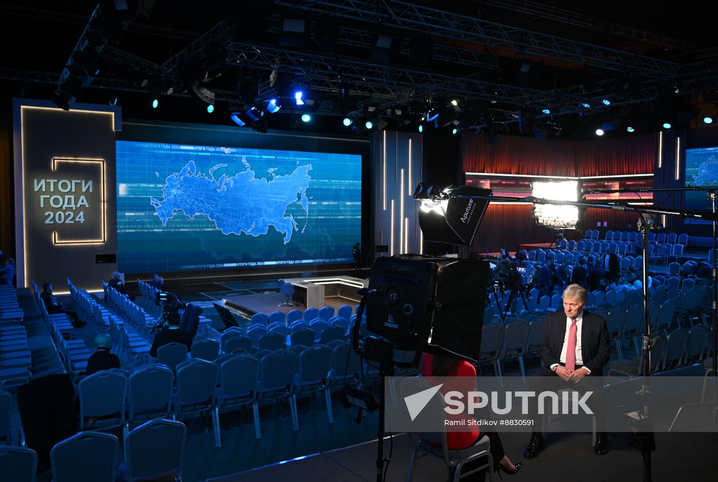 Russia Putin Press Conference Preparations