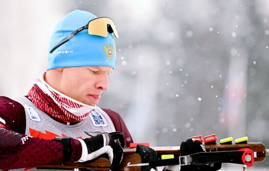 Russia Biathlon Commonwealth Cup Training