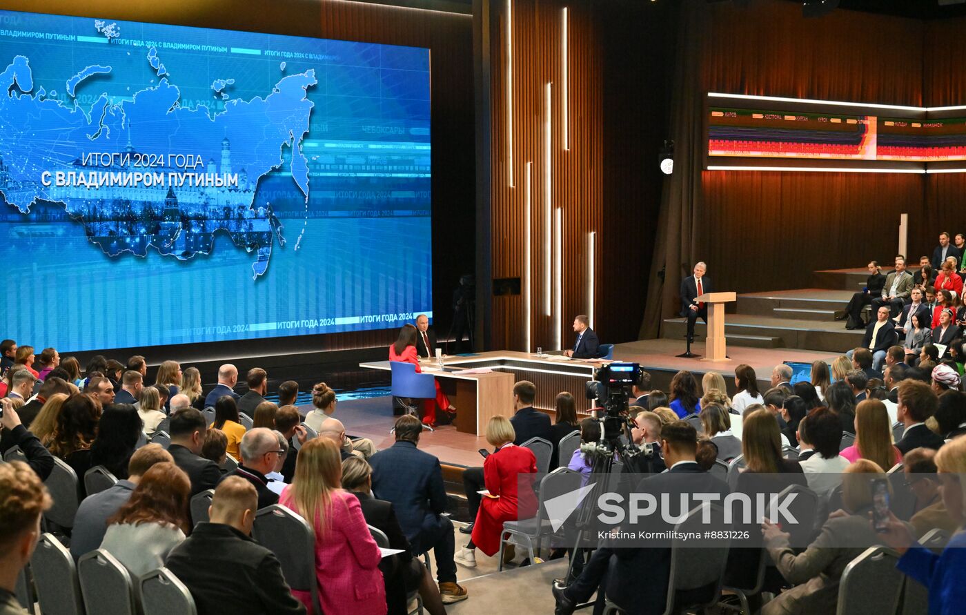 Russia Putin Press Conference