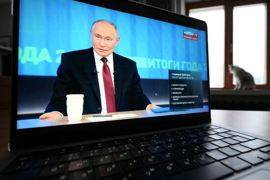 Russia Putin Press Conference Broadcast